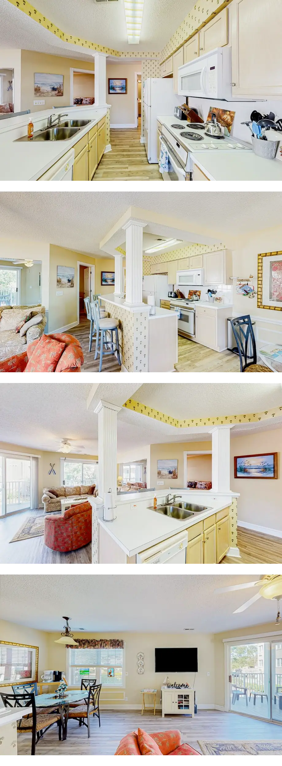 2nd-floor condo with indoor & outdoor po...