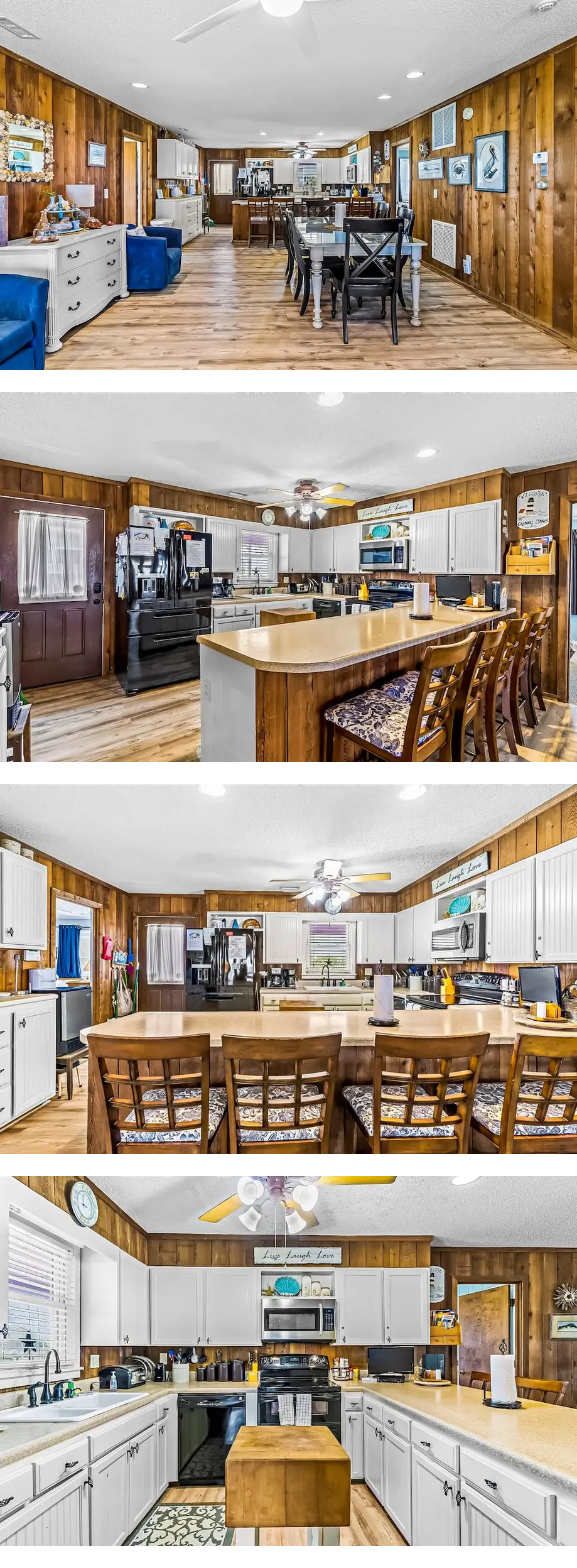 Oceanfront screened porch & private walk...