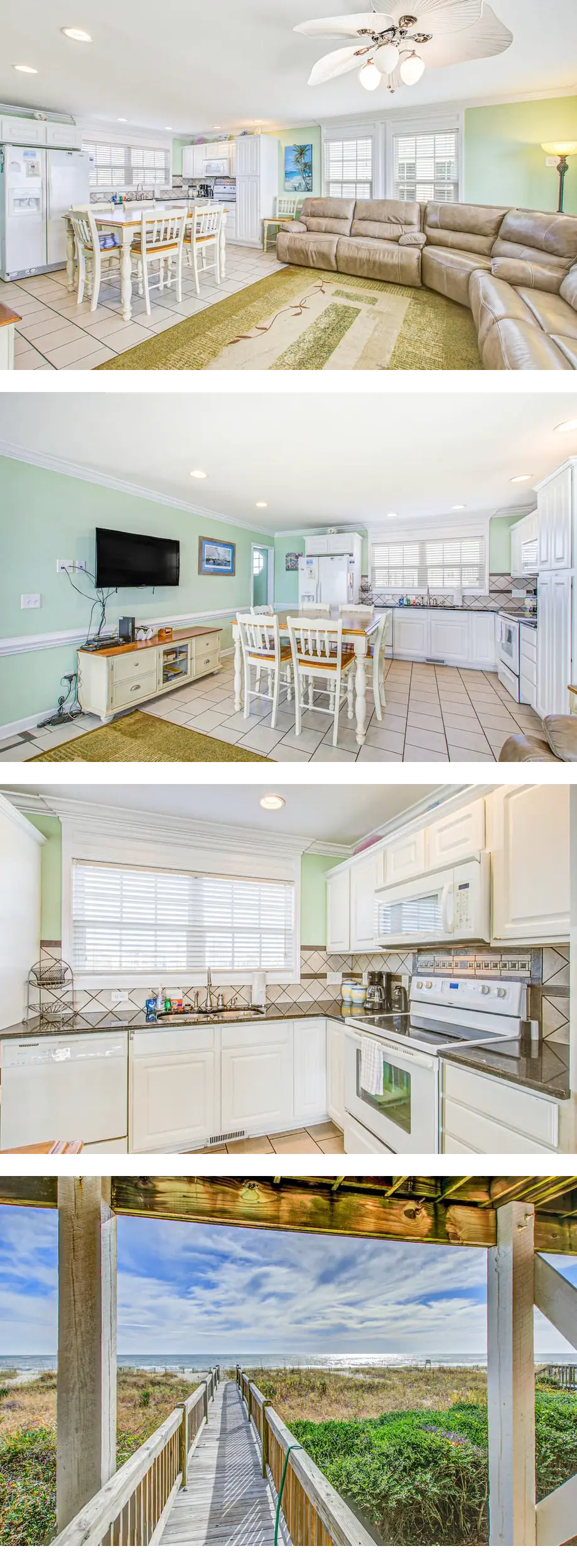 Oceanfront Home with Walkway to Beach, D...