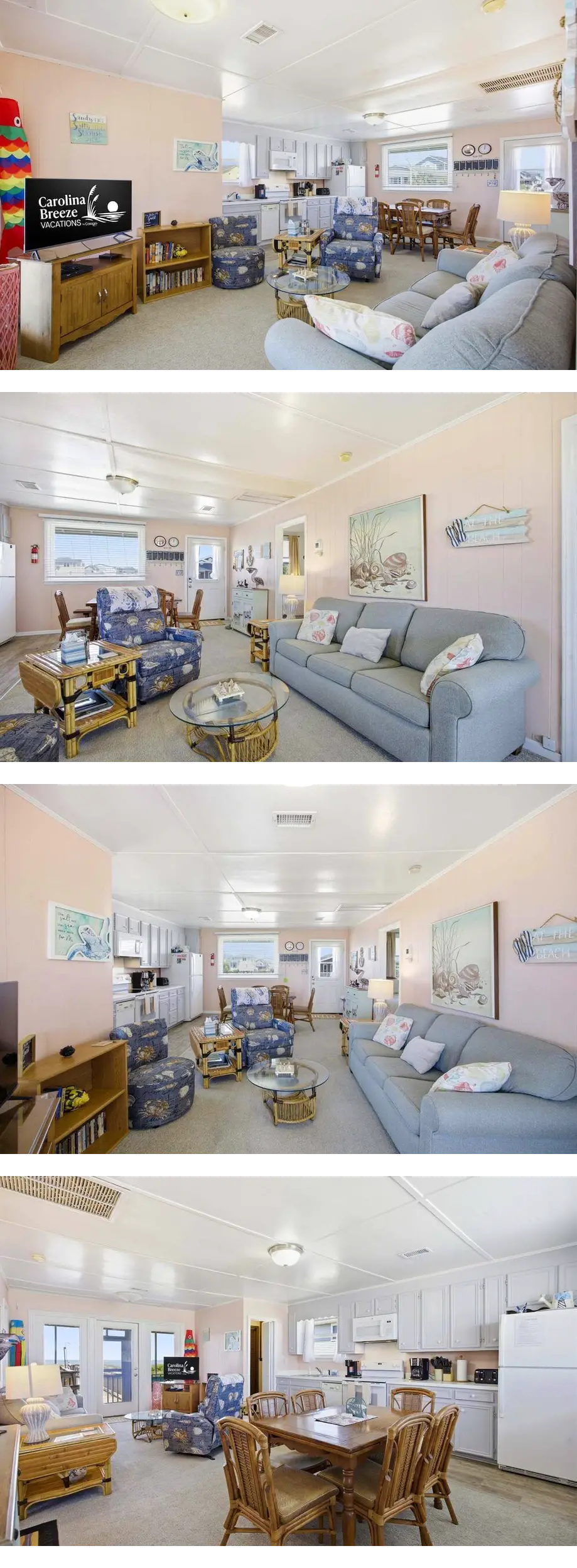 Inviting Oceanfront Home w/Covered & Scr...