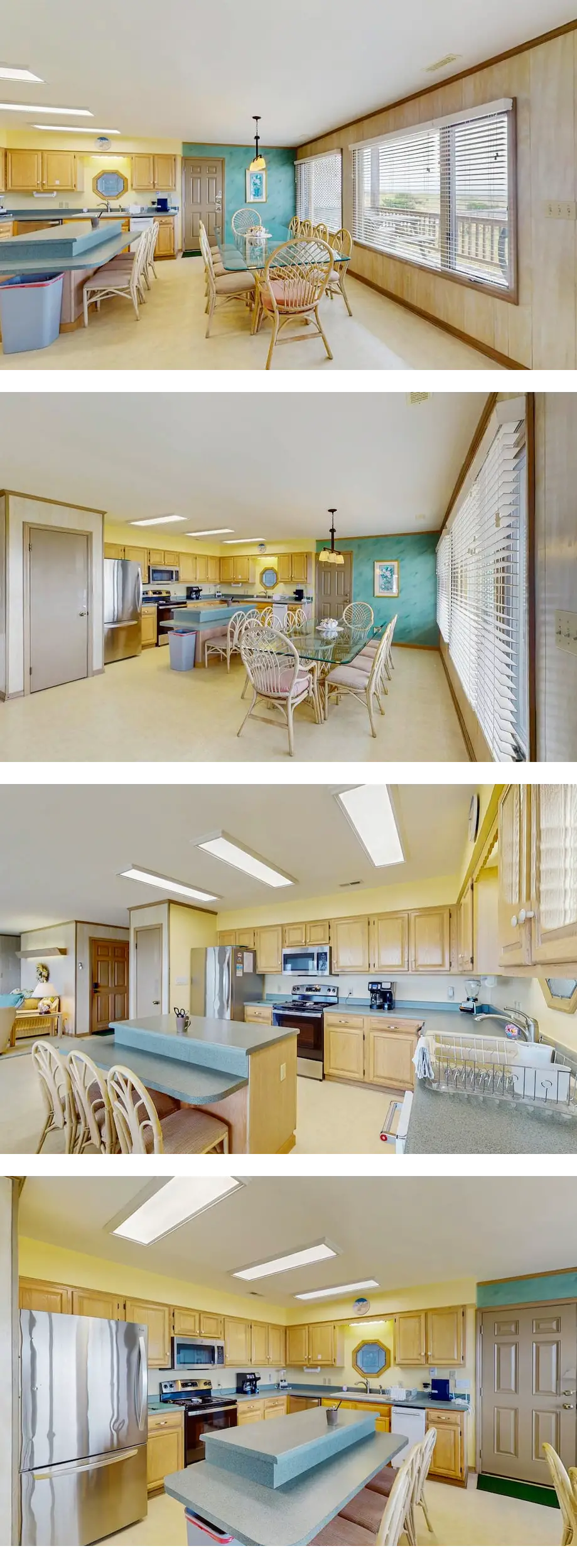 Oceanfront, two-level duplex with sundec...